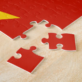 Vietnamese vlag legpuzzel (Zijkant)