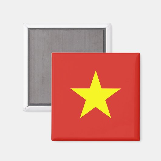 Vietnamese vlag magneet (Voorkant / Achterkant)