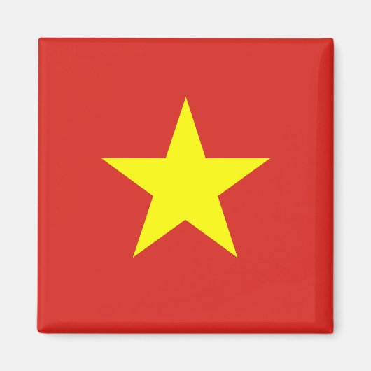 Vietnamese vlag magneet (Voorkant)