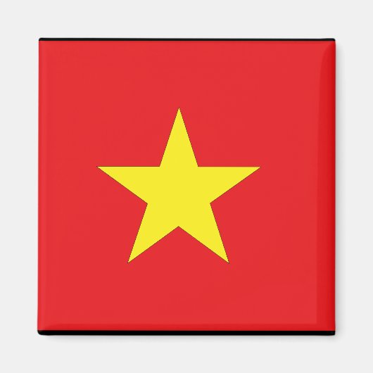 Vietnamese vlag magneet (Voorkant)