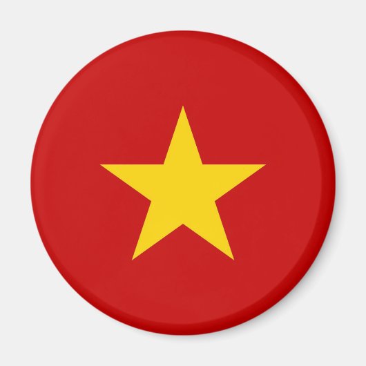 Vietnamese vlag magneet (Voorkant)