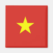 Vietnamese vlag magneet (Voorkant)