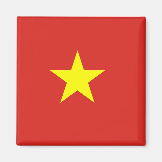 Vietnamese vlag magneet (Voorkant)