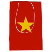 Vietnamese vlag medium cadeauzakje (Voorkant)