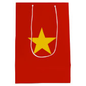 Vietnamese vlag medium cadeauzakje (Achterkant)