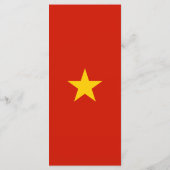Vietnamese vlag menu (Achterkant)