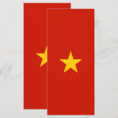 Vietnamese vlag menu (Voorkant / Achterkant)