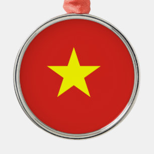 Vietnamese vlag metalen ornament