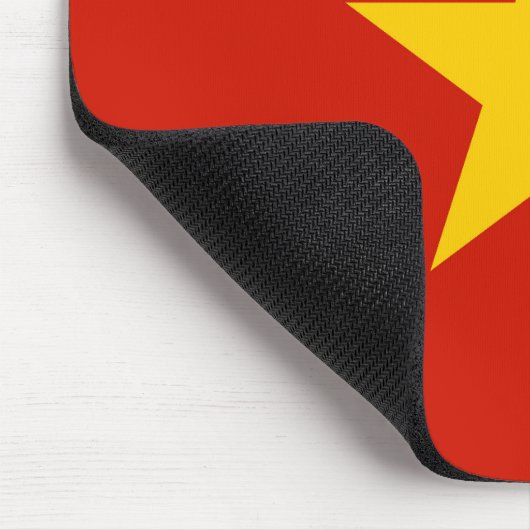 Vietnamese vlag muismat (Hoek)