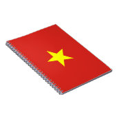 Vietnamese vlag notitieboek (Rechterzijde)