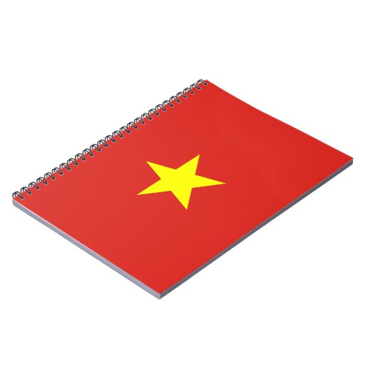 Vietnamese vlag notitieboek (Linkerzijde)