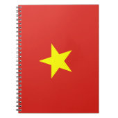 Vietnamese vlag notitieboek (Voorkant)