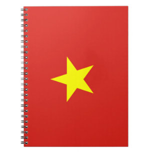 Vietnamese vlag notitieboek