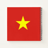 Vietnamese vlag notitieboek (Achterkant)