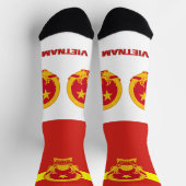 Vietnamese vlag patriottisch, duurzaam Vietnam Sokken (Top)