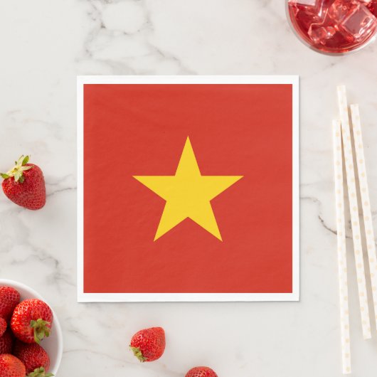 Vietnamese vlag servet (Insitu)