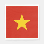 Vietnamese vlag servet (Voorkant)