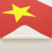 Vietnamese vlag sherpa deken (3/4)