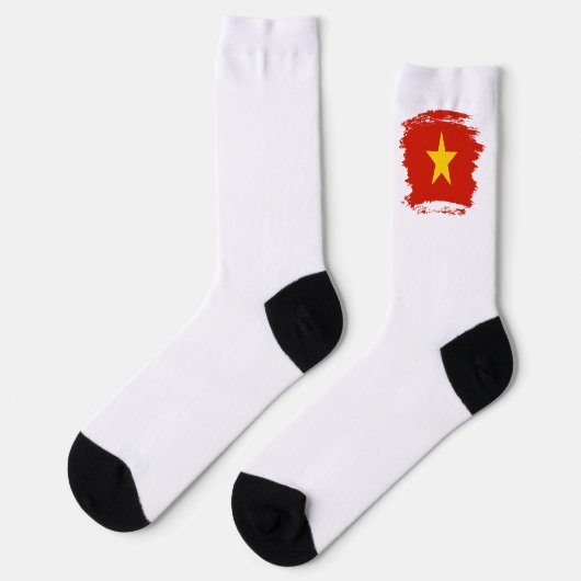 Vietnamese vlag sokken (Links)