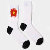 Vietnamese vlag sokken (Rechts)