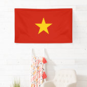 Vietnamese vlag spandoek (Insitu)