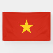 Vietnamese vlag spandoek (Horizontaal)