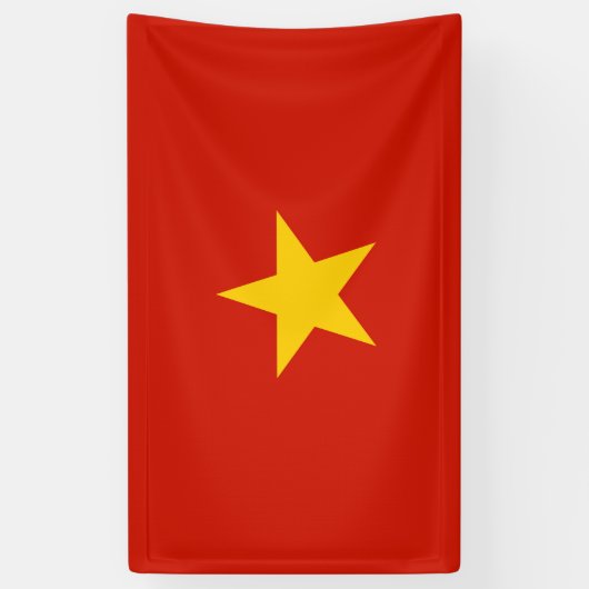 Vietnamese vlag spandoek (Verticaal)