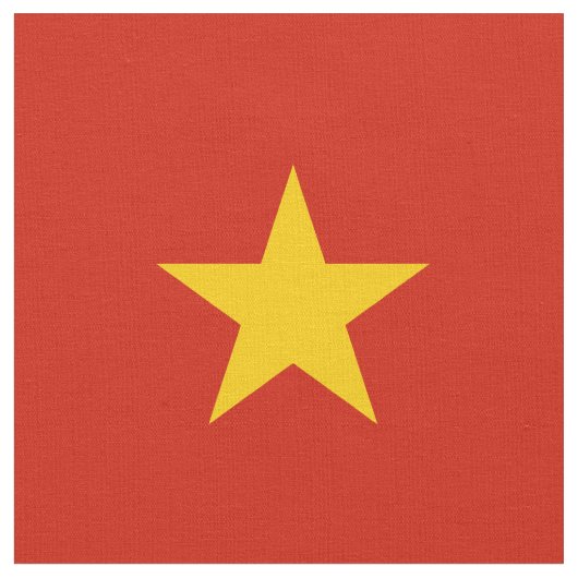 Vietnamese vlag stof (Close Up)