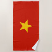 Vietnamese vlag strandlaken (Voorkant)