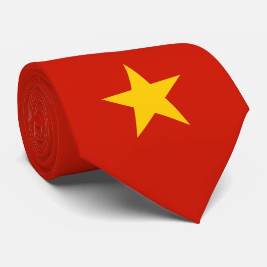 Vietnamese vlag stropdas (Opgerold)