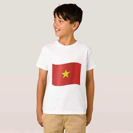 Vietnamese vlag t-shirt (Voorkant volledig)