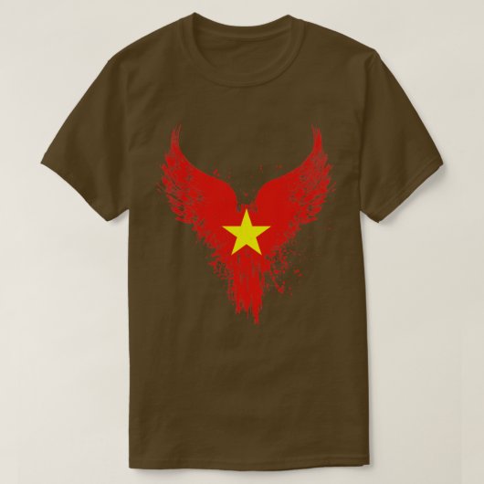 Vietnamese vlag t-shirt (Design voorkant)