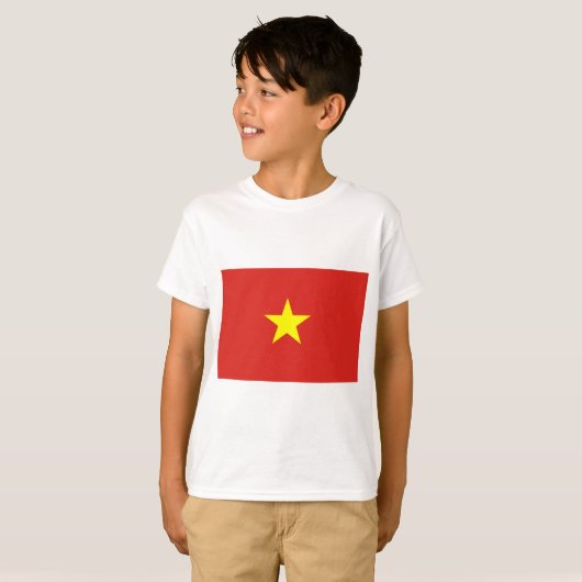 Vietnamese vlag t-shirt (Voorkant volledig)