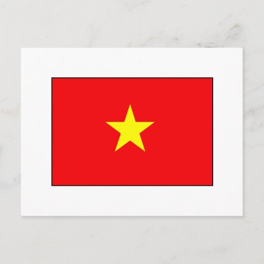 Vietnamese vlag T-shirts en cadeautjes Briefkaart (Voorkant)