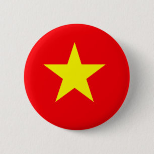 Vietnamese vlag T-shirts en cadeautjes Ronde Button 5,7 Cm
