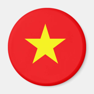 Vietnamese vlag T-shirts en geschenken Magneet