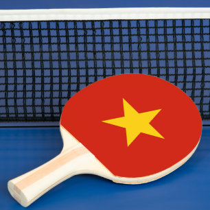 Vietnamese vlag tafeltennisbatje