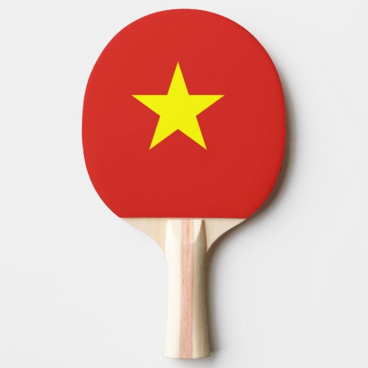 Vietnamese vlag tafeltennisbatje (Voorkant)