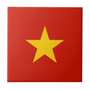 Vietnamese vlag tegeltje