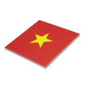 Vietnamese vlag tegeltje (Zijkant)