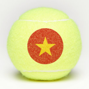 Vietnamese vlag tennisballen
