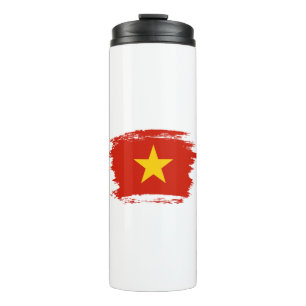 Vietnamese vlag thermosbeker