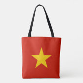Vietnamese vlag tote bag (Achterkant)