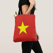 Vietnamese vlag tote bag (Dichtbij)