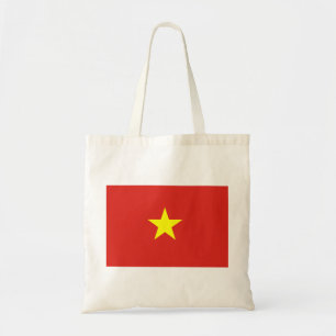 Vietnamese vlag tote bag