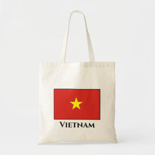 Vietnamese vlag tote bag