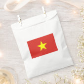 Vietnamese vlag (Vietnam) Bedankzakje (Geknipt)