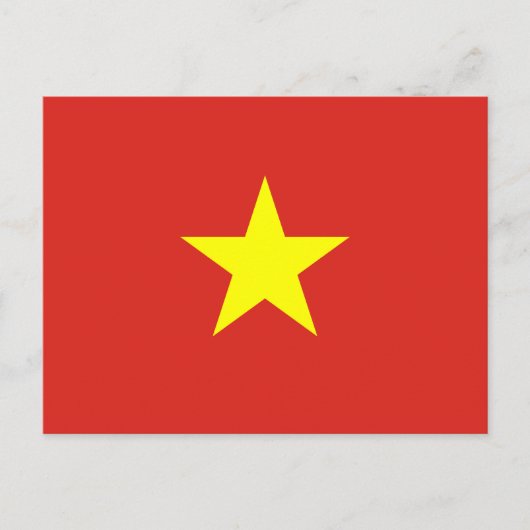 Vietnamese vlag (Vietnam) Briefkaart (Voorkant)