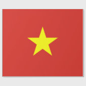 Vietnamese vlag (Vietnam) Cadeaupapier (Vlak)