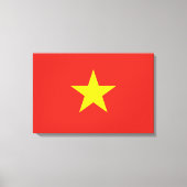 Vietnamese vlag (Vietnam) Canvas Afdruk (Voorkant)